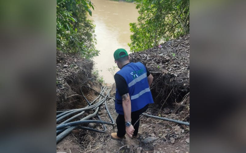 Tres capturados por minería ilegal en Lebrija