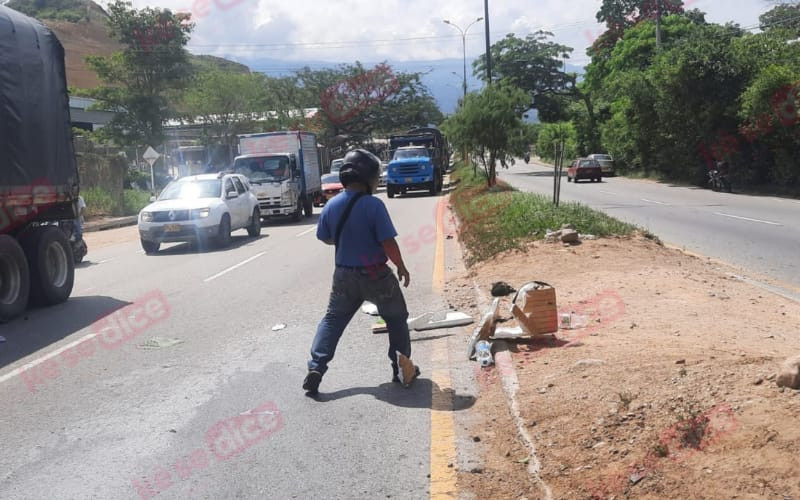 Hacer ‘retorno’ sobre el separador le trajo gran dolor