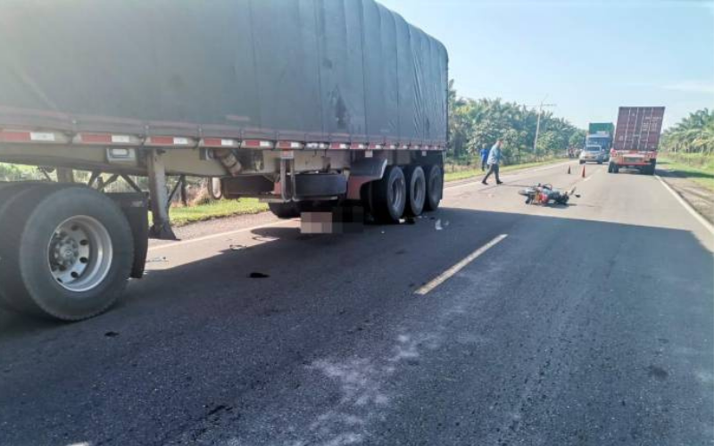 Muere motociclista en la vía La Lizama – San Alberto