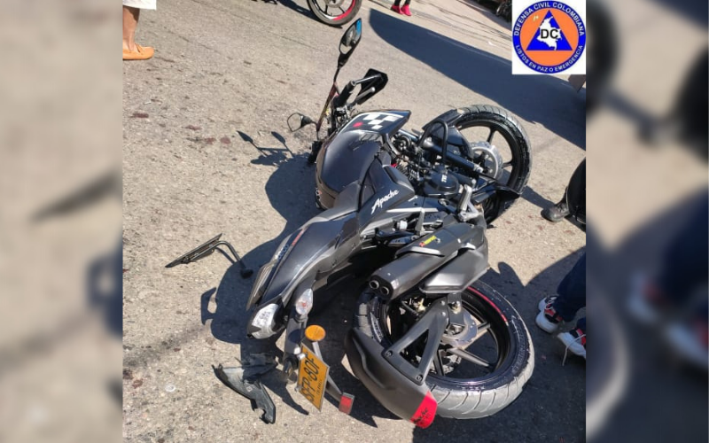 Se dieron un golpazo en el San Victorino de El Socorro