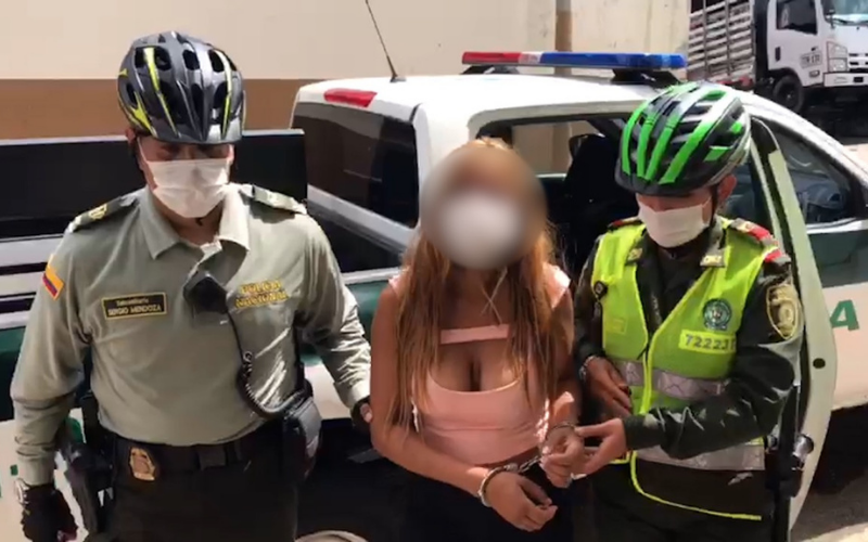 Guardianes de la bicicleta capturaron a una jíbara