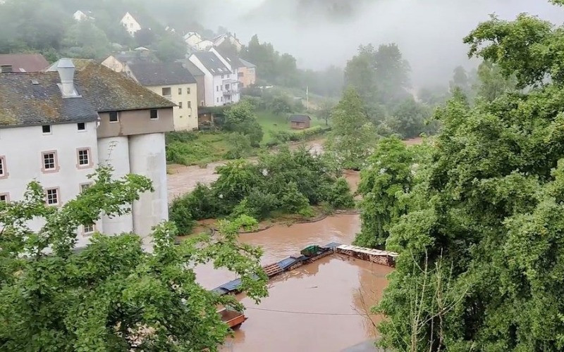 Imágenes: Dramáticas inundaciones golpean a Europa