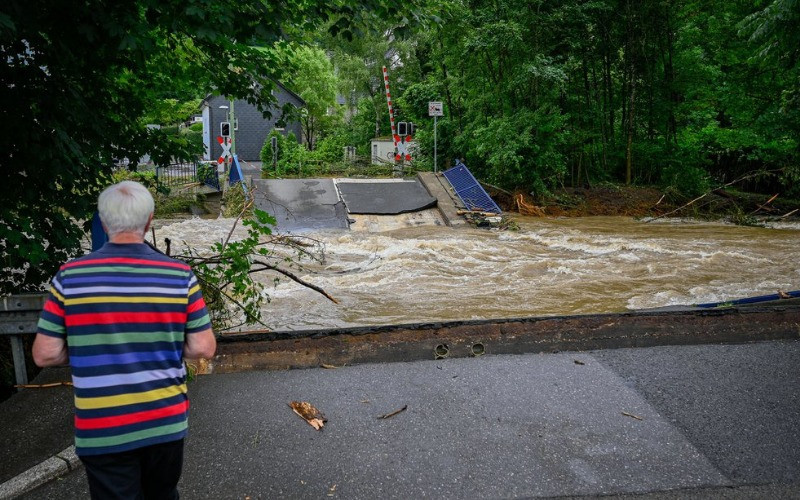 Imágenes: Dramáticas inundaciones golpean a Europa