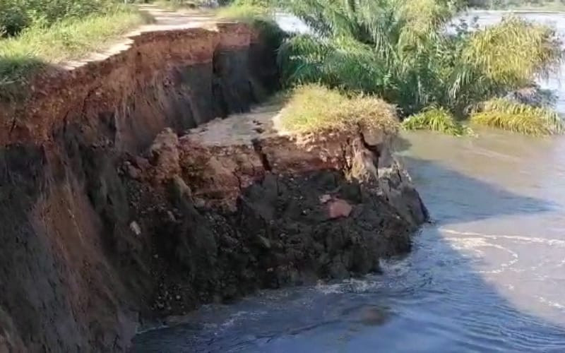 Calamidad pública en Puerto Wilches por erosión de dique