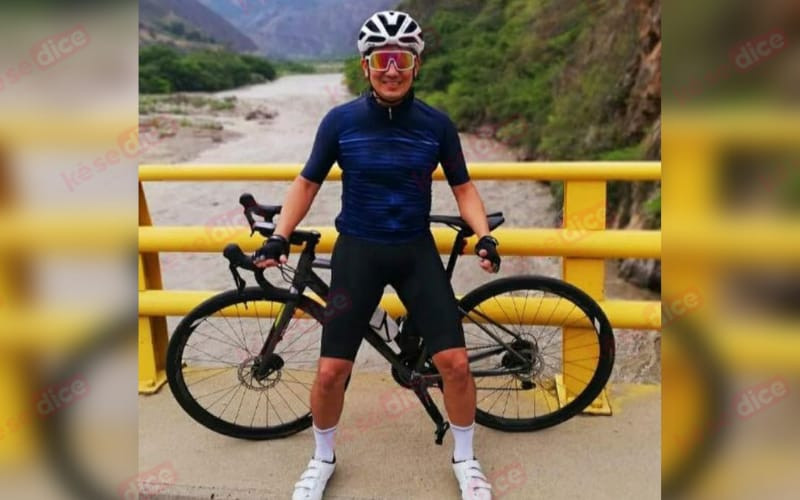 Antes de morir, ciclista salvó a su hijo en Piedecuesta