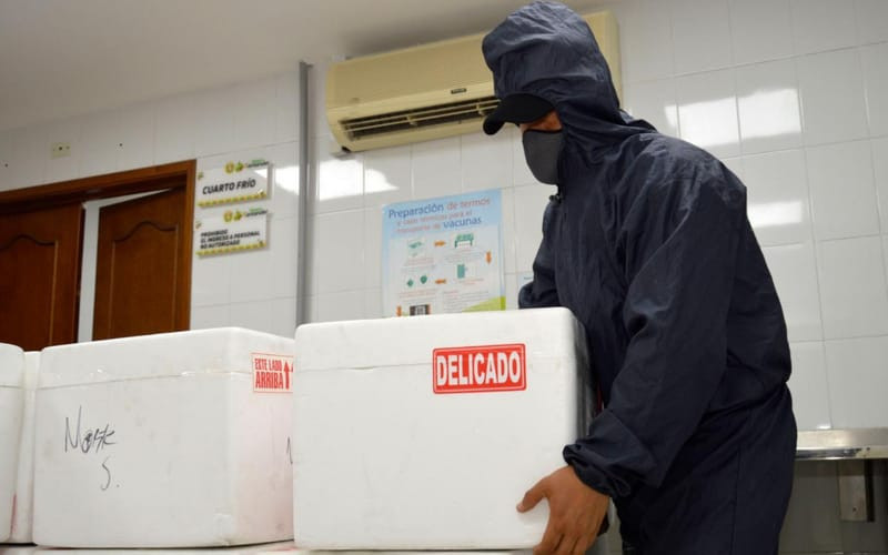 Más de 147 mil vacunas se distribuyeron en Santander