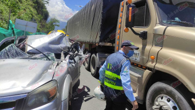 Se salvó de chiripa en el anillo vial