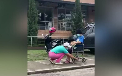 Indignación por video de falsa mendicidad con uso de menores