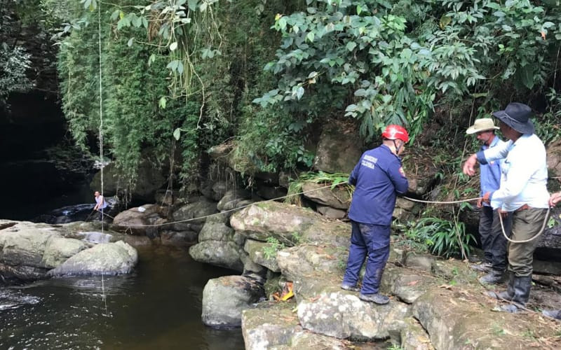 Rafael murió al caer de un puente entre Chitaraque y Gámbita