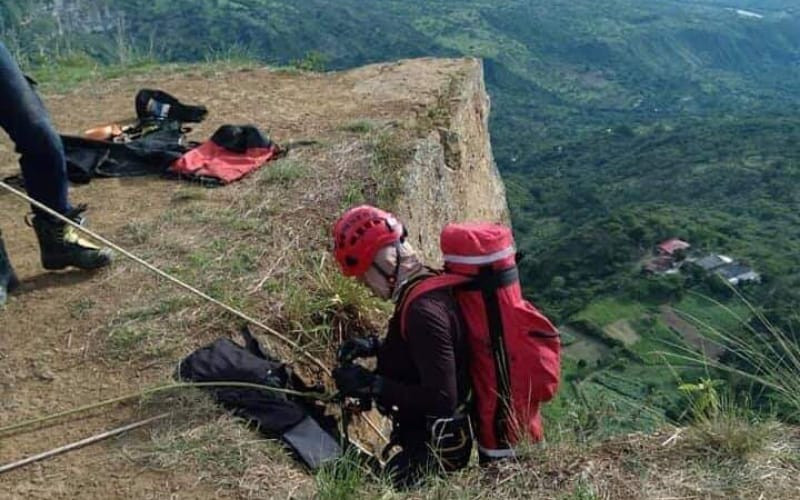 Sufrió una caída de 50 metros en el ‘Salto del Mico’