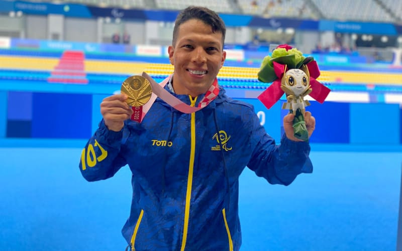 Santandereano brilló con un oro en los Paraolímpicos 2020