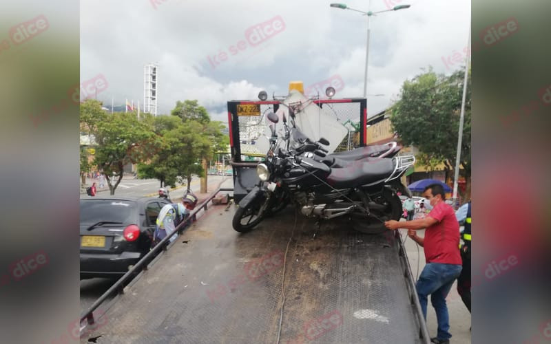 Don Víctor fue arrollado por una moto en la 15