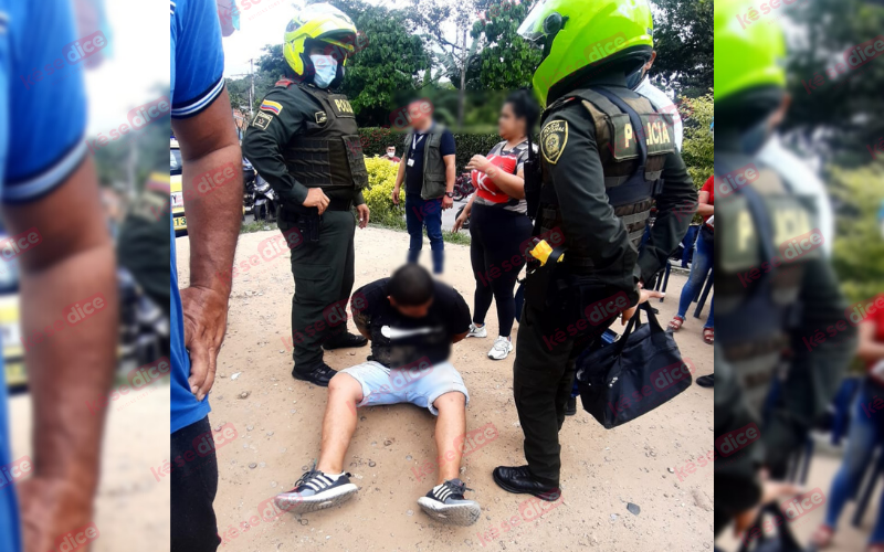 ¡Armado para algo malo en el puente El Bueno!