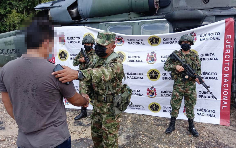 Se desmovilizó cabecilla de un frente del GAO Eln en Bolívar