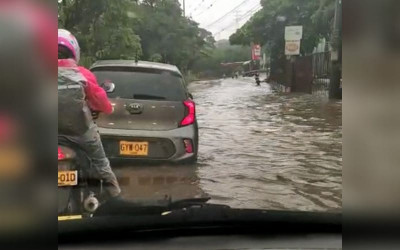 Girón amaneció ‘empantanado’ por las lluvias