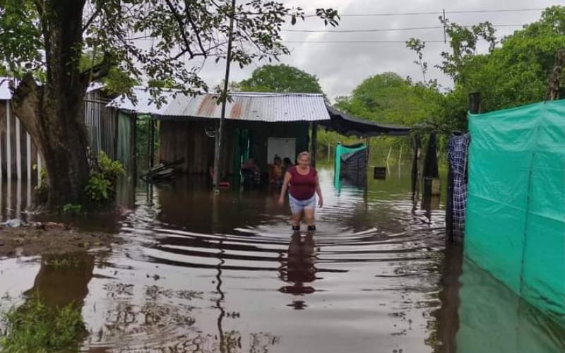 Las lluvias tienen en problemas a Puerto Wilches