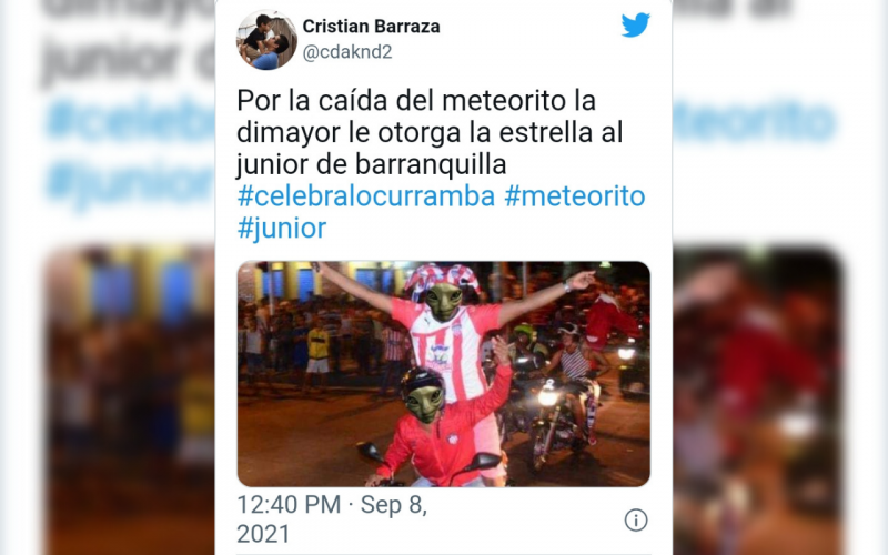 Supuesto meteorito en Barranquilla era estrategia publicitaria