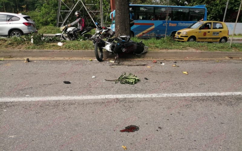 Murió abuelo arrollado en la autopista de Floridablanca