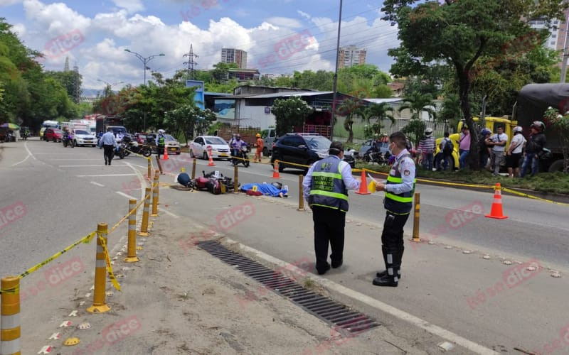 Motorizada muere en siniestro frente a bomba 'El Tiger’