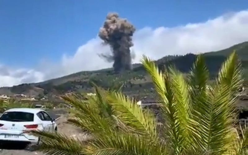 Volcán Cumbre Vieja ha desplazado a 6 mil personas
