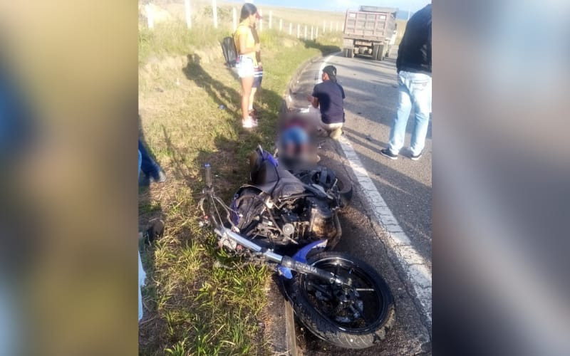 Falleció motorizado accidentado en La Mesa