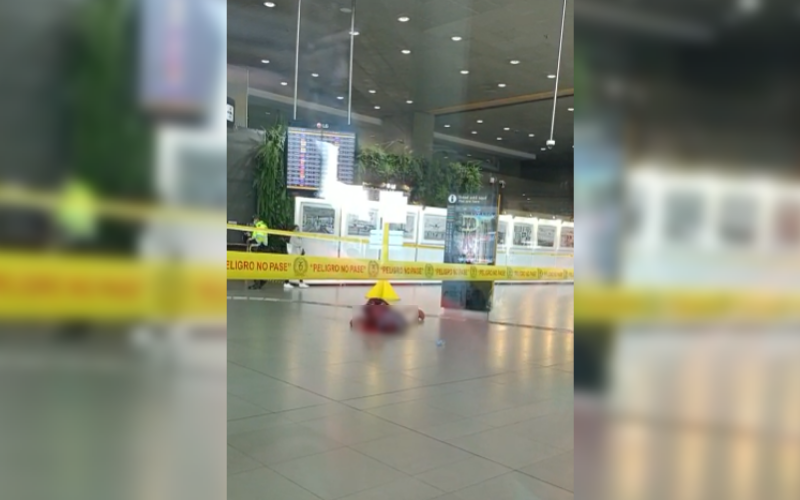 Hombre se habría suicidado en aeropuerto de Bogotá