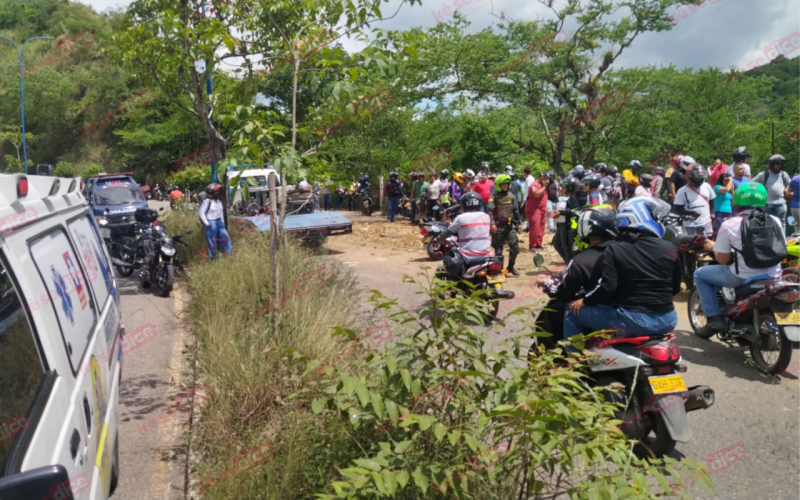 Falleció motorizado embestido por volqueta en la 45