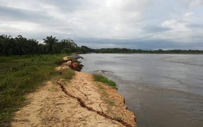 Alerta por colapso del dique en Puerto Wilches