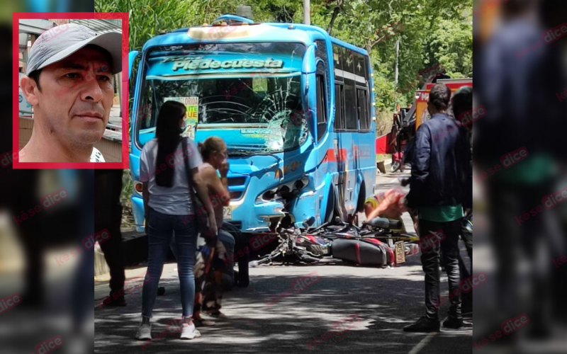 Motorizado falleció bajo las ruedas de un bus en Florida