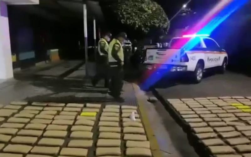 Entre frutas y verduras cargaban 605 kilos de droga