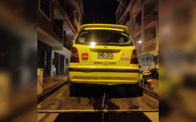 Murió motorizado embestido por taxi en la cra 27