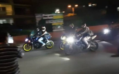 Gironeses reportan carreras clandestinas de motos