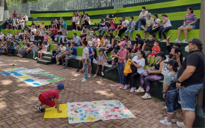 En Paragüitas celebraron la 1ra ‘Pintatón’ para niños