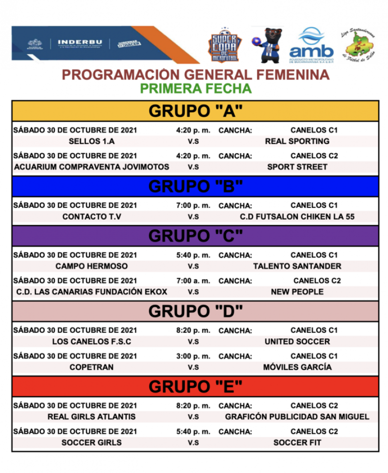 Ke se dice -  PRIMERA-FECHA-PROGRAMACION-FEMENINA-e1635350864259