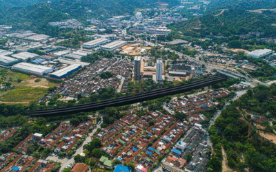 Firmaron para el muro de mitigación en El Palenque