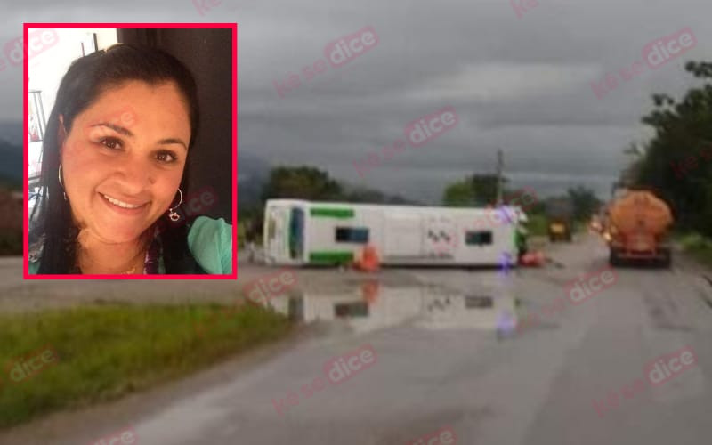 Barranqueña falleció en accidente de bus en el Cesar