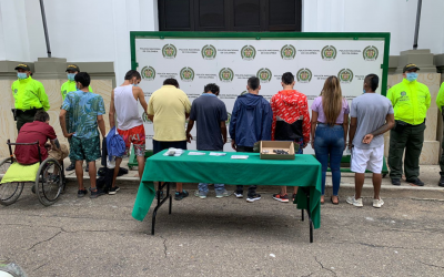 ‘Hermosos’ quedaron tras las rejas por microtráfico