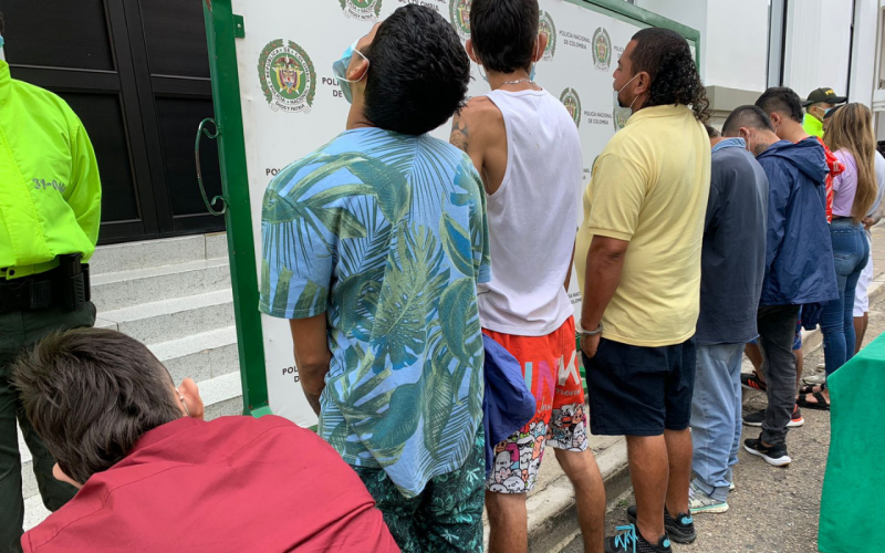 ‘Hermosos’ quedaron tras las rejas por microtráfico