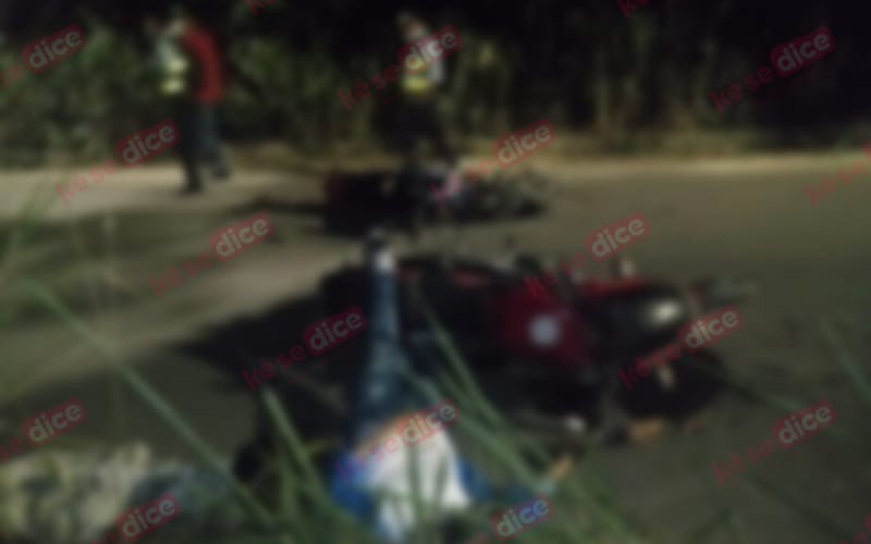 Brutal choque de motos dejó un muerto en Guatiguará