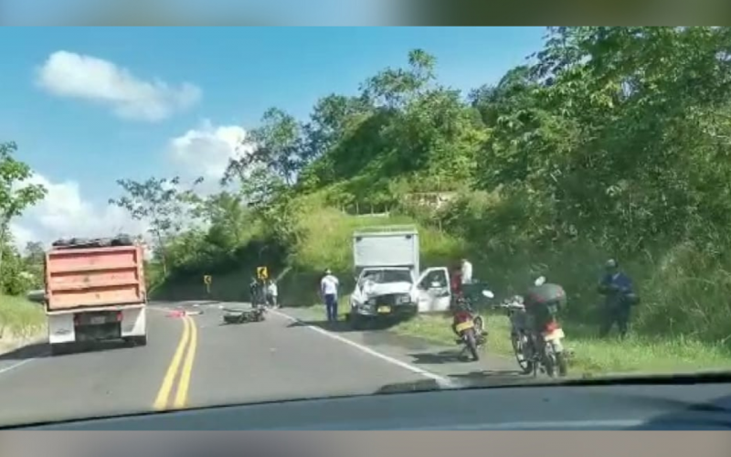 Motorizado fallecido en la vía Río Ermitaño – La Lizama