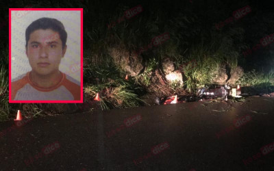 Motorizado fallecido en la vía a San Vicente de Chucurí