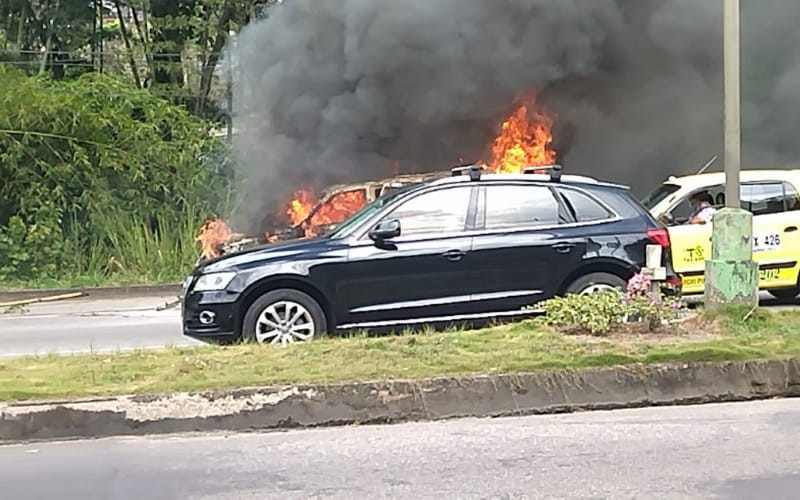 Cero y van dos: carros incendiados a la orden del día