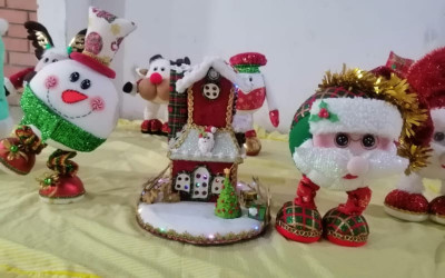 Una hermosa navidad hecha por manos creativas