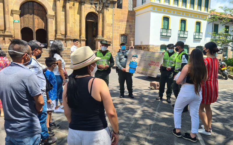 Así trabaja la Policía de Santander con las comunidades