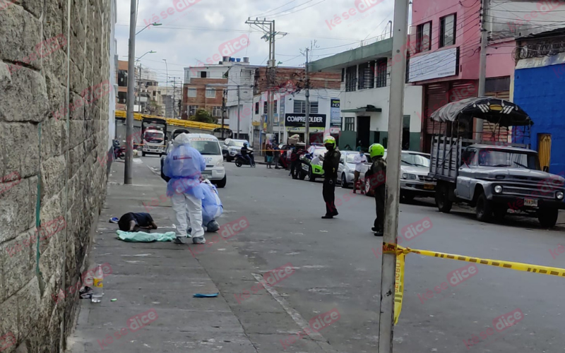 Un muerto y dos heridos en la calle 28 de Bucaramanga