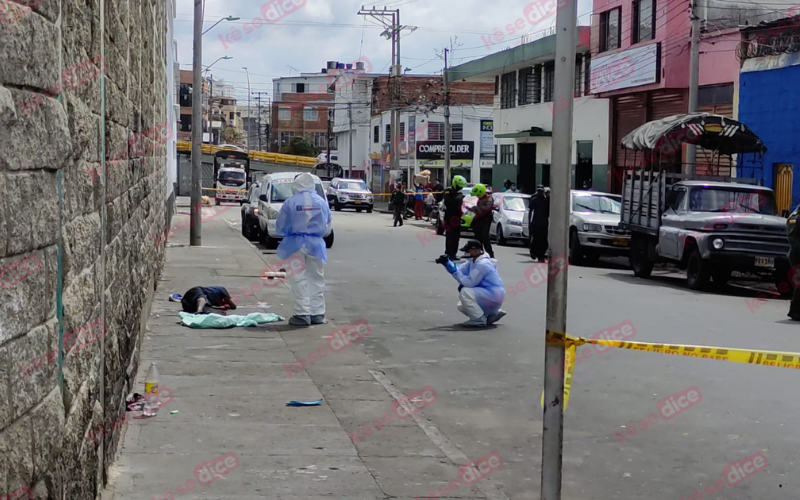 Un muerto y dos heridos en la calle 28 de Bucaramanga