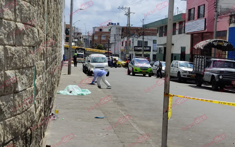 Un muerto y dos heridos en la calle 28 de Bucaramanga