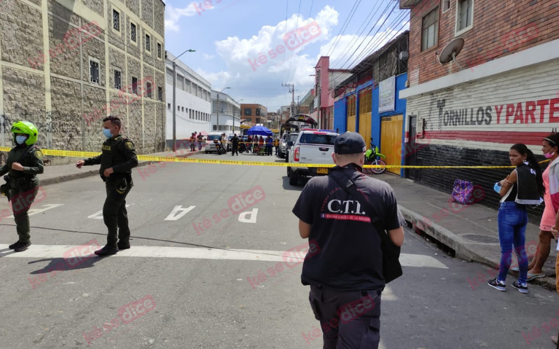 Un muerto y dos heridos en la calle 28 de Bucaramanga