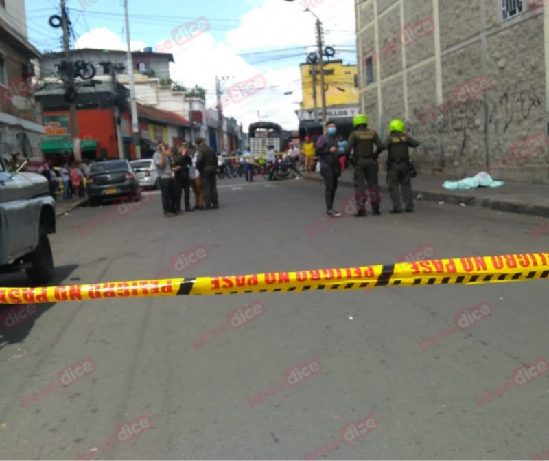 Un muerto y dos heridos en la calle 28 de Bucaramanga