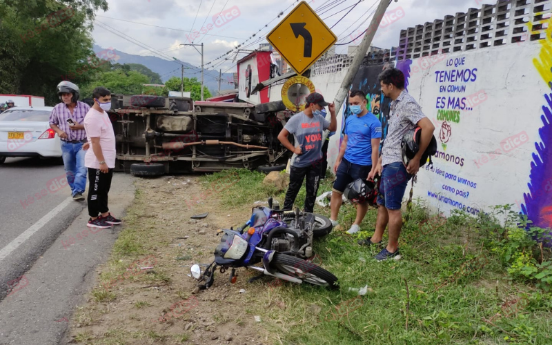 Un muerto y tres lesionados por accidente vía al Norte